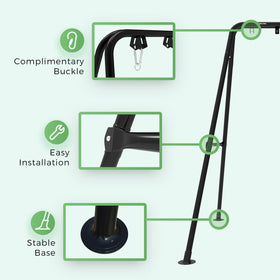 Tool-free assembly on the G TALECO GEAR hammock stand for quick setup