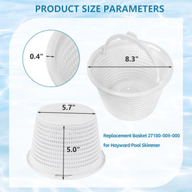 Gteana basket compatible with Hayward SP1070/SPX1070E skimmers for reliable skimming