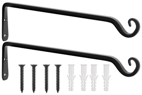 Gtongoko 15-inch outdoor plant hanger mounted on wall for sturdy support