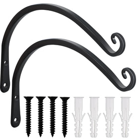 Gtongoko 2-pack 12-inch plant hanger bracket for sturdy outdoor decor.