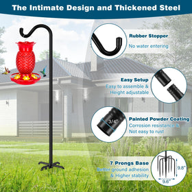 Gtongoko adjustable-height shepherds hook suitable for plants and lanterns.