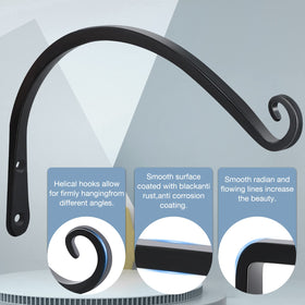 Gtongoko anti-rust coated metal hook emphasizes durability in all seasons.