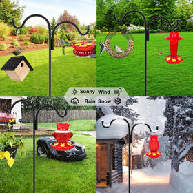 Gtongoko bird feeder and plant hanger creates a versatile garden display.