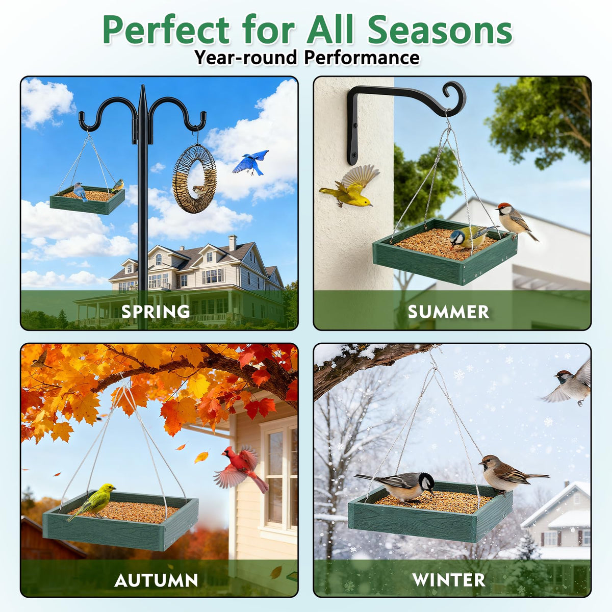 Gtongoko durable plastic construction supports long-lasting garden use