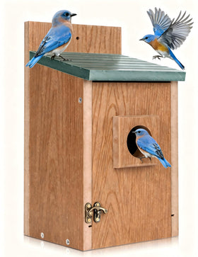 Gtongoko bird house with 1-1/2 inch entrance for small birds