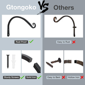 Gtongoko C-shaped curve design adds elegant retro charm.