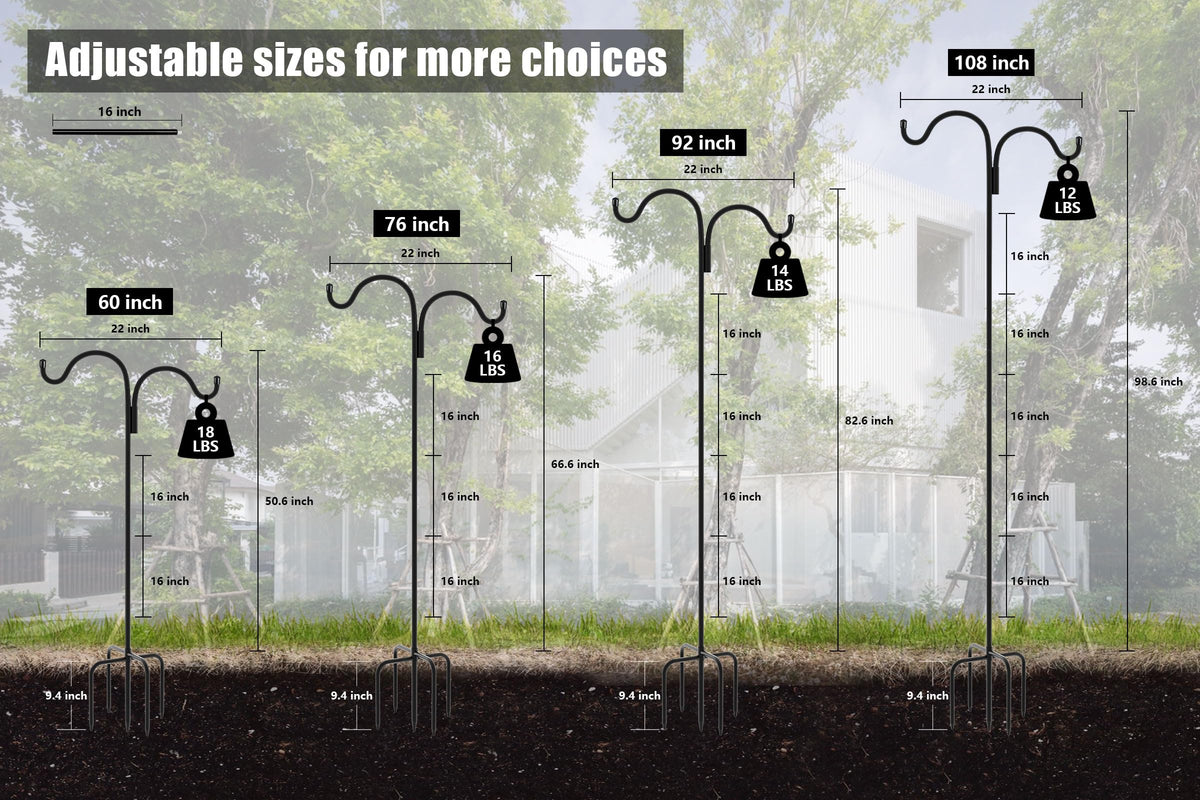Gtongoko height-adjustable sections let you set preferred clearance.