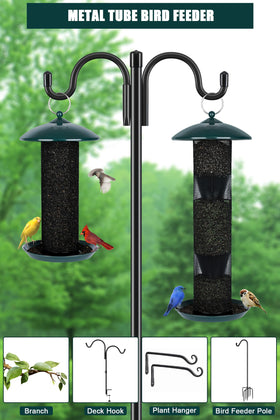 Gtongoko durable metal construction resists rust and squirrel damage.