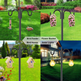 Gtongoko easy-install shepherds hook set firmly into the ground
