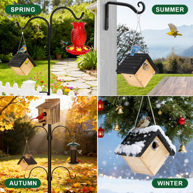 Gtongoko 1-1-8 inch entrance hole enables small birds to enter easily.