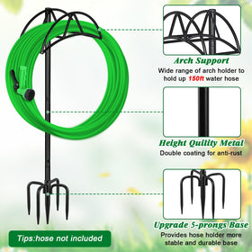 Gtongoko hose holder easy assembly for quick setup in any yard.