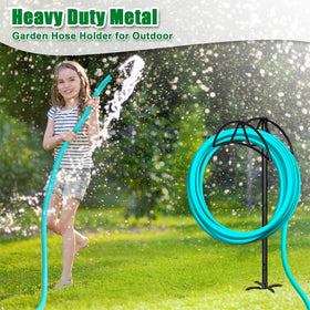 Gtongoko garden hose holder ideal for patios, yards, and patches.