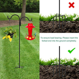 Gtongoko adjustable height shepherd hook with multiple height options.