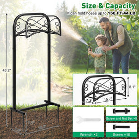Gtongoko heavy-duty metal hose holder designed to resist sun and rain