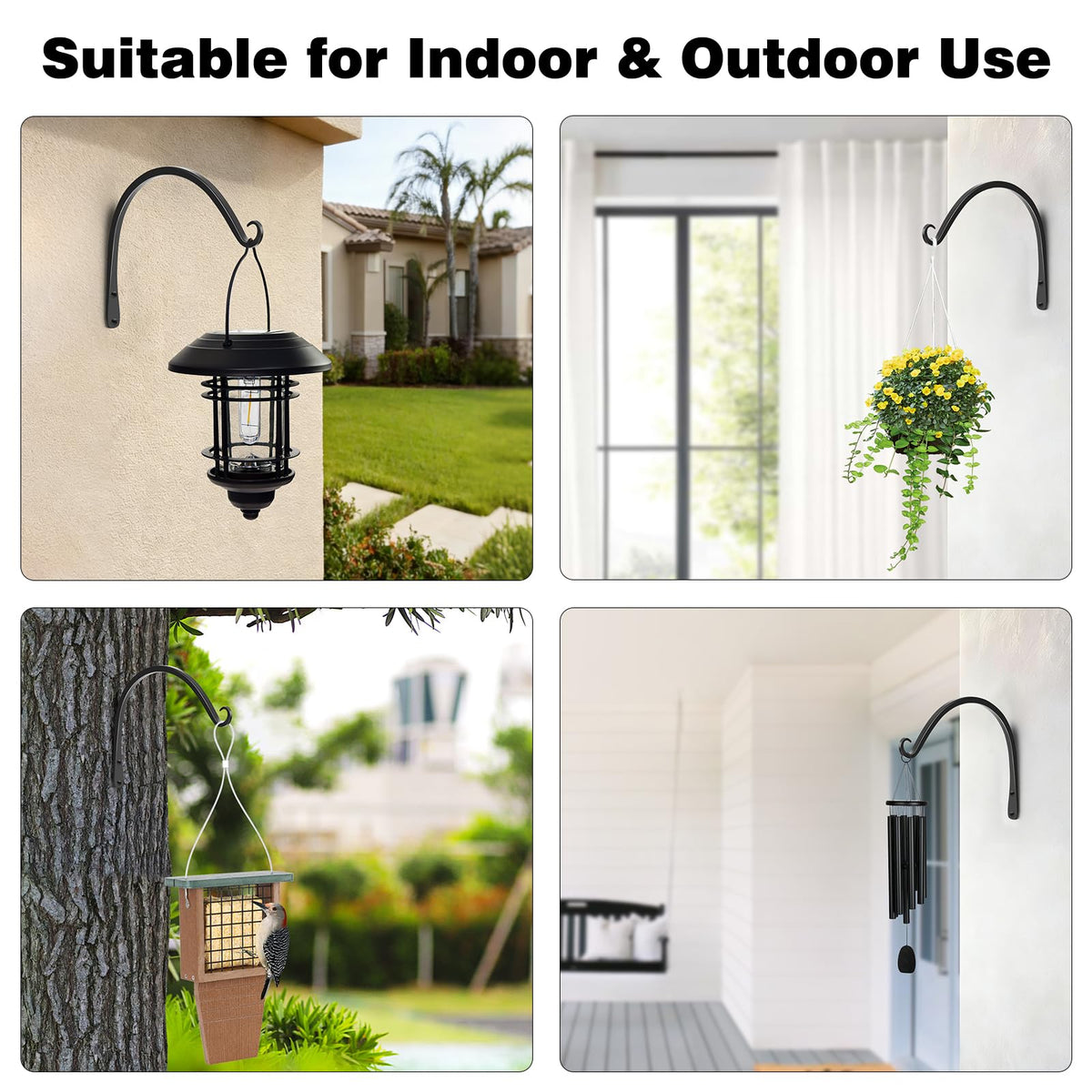 Gtongoko lantern wind chime hanger enhances garden ambience