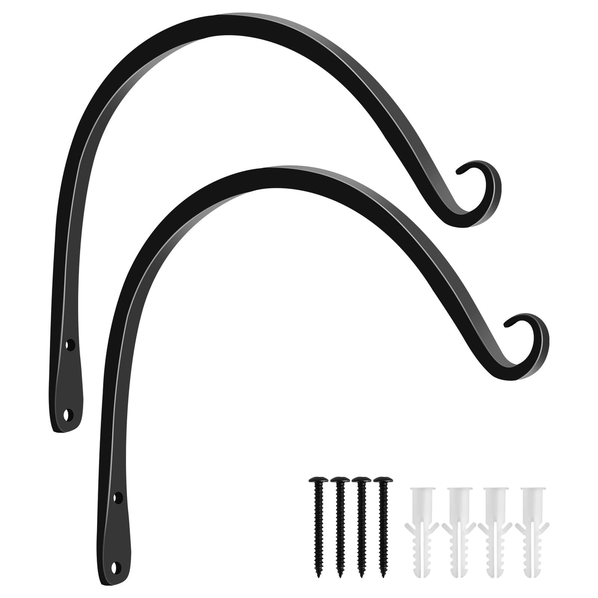 Gtongoko 10-inch wall-mount plant hanger on outdoor wall for sturdy display