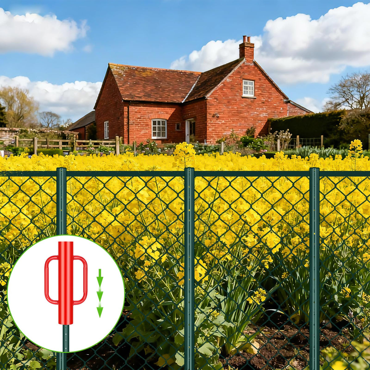 Gtongoko quick installation action reduces effort when setting posts.