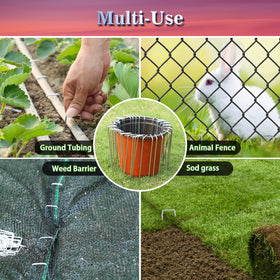 Gtongoko rust proof garden pins simplify easy removal and reuse