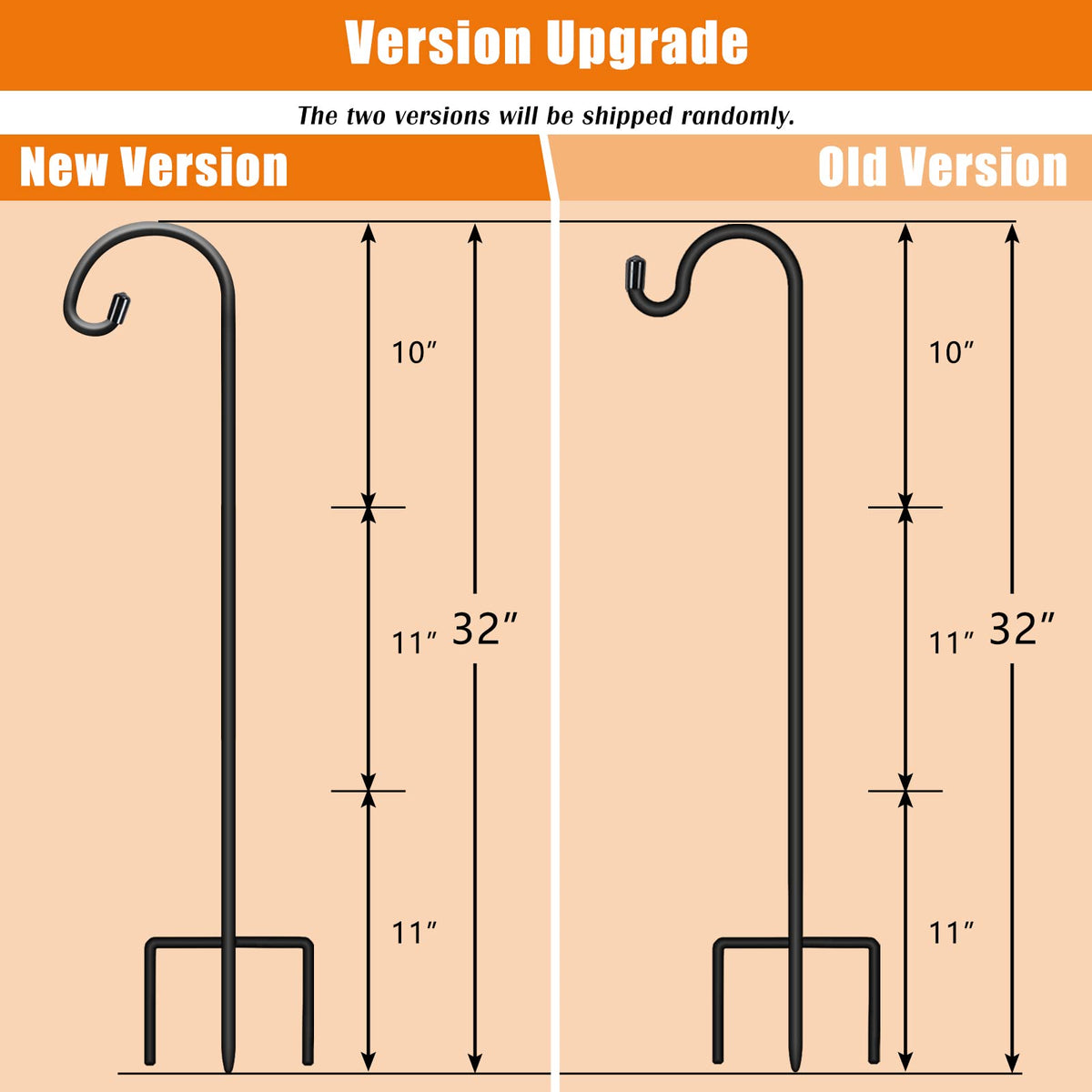 Gtongoko wide-base design with three prongs improves ground stability.