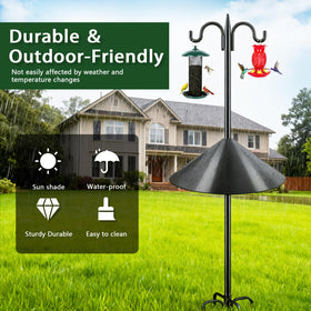 Gtongoko weatherproof guard for outdoor bird feeders in any season