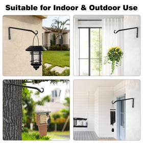 Gtongoko wind chime hook enhances garden decor with durable metal.