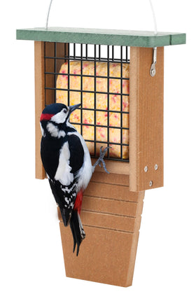 Gtongoko woodpecker tail-pro feeder supports stable feeding.