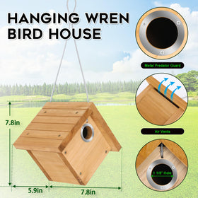 Gtongoko wren house with air vents promoting ventilation