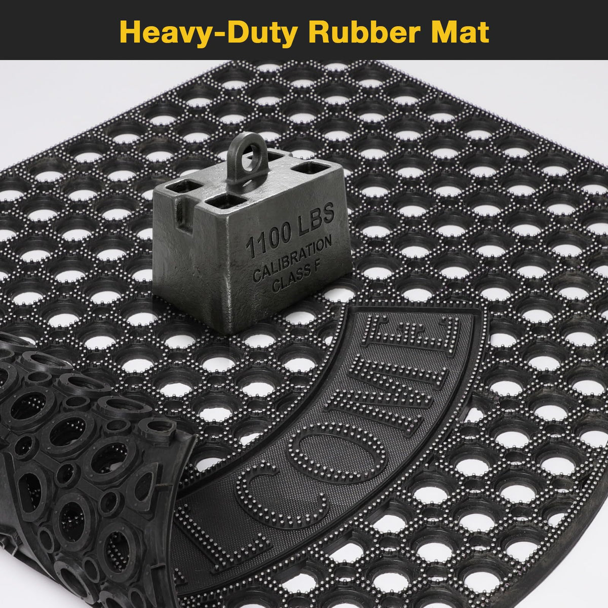GTRY easy-clean waterproof mat rinses clean after use