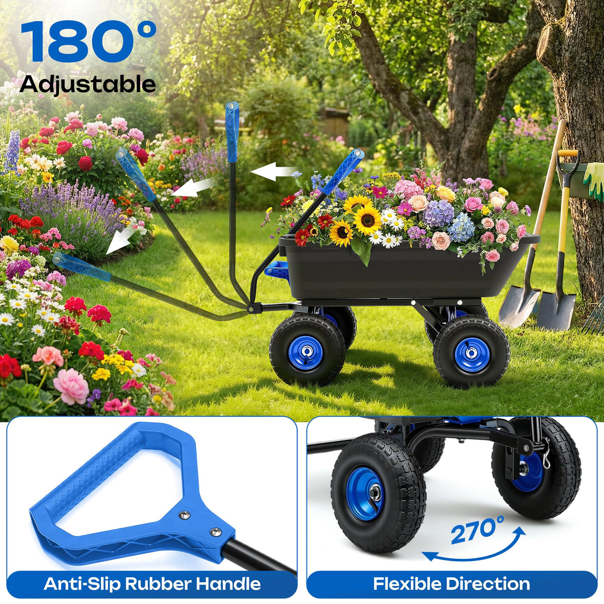 GTTYD Autodaya cart with expanded side slots for extra volume.