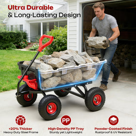 High load capacity of the Autodaya 900LB cart for heavy materials