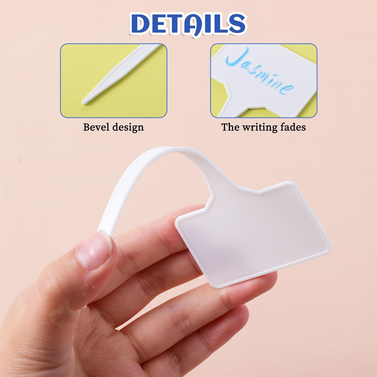 Gtziqa durable garden markers resist sun and rain for long-lasting organization.