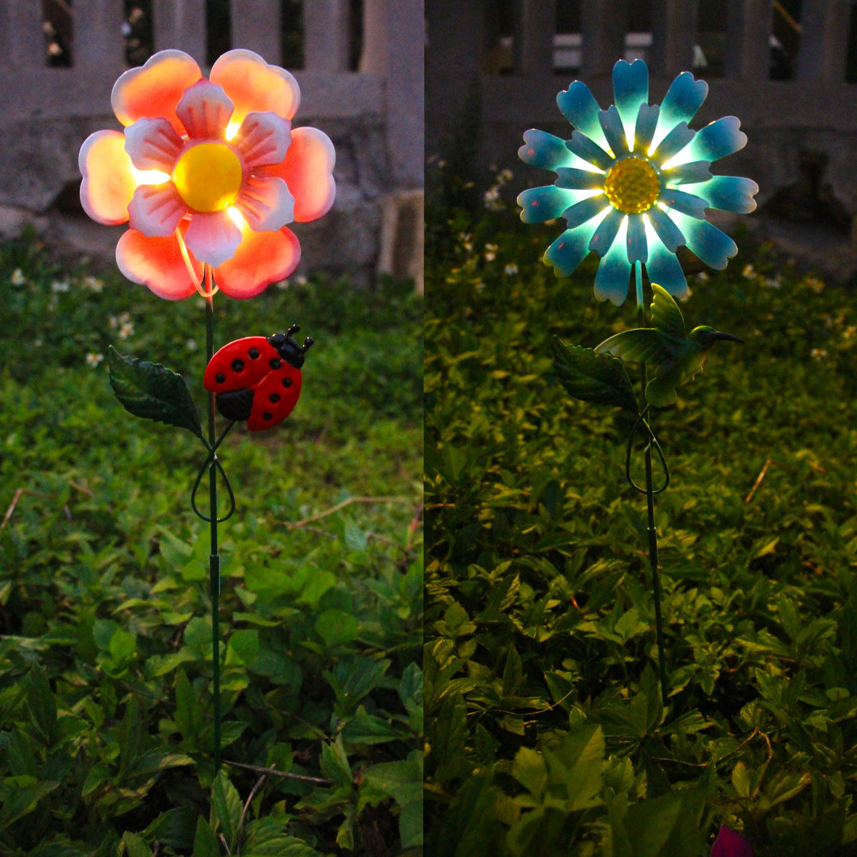 GUANFU detailed garden stake art enhances yard with elegant design