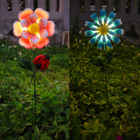 GUANFU detailed garden stake art enhances yard with elegant design