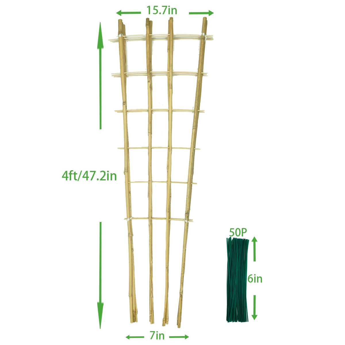 GUANGYE cucumber climbing trellis use provides sturdy support for heavy fruit.