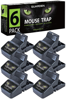 Guarden indoor mouse traps 6-pack ready for fast pest control at home