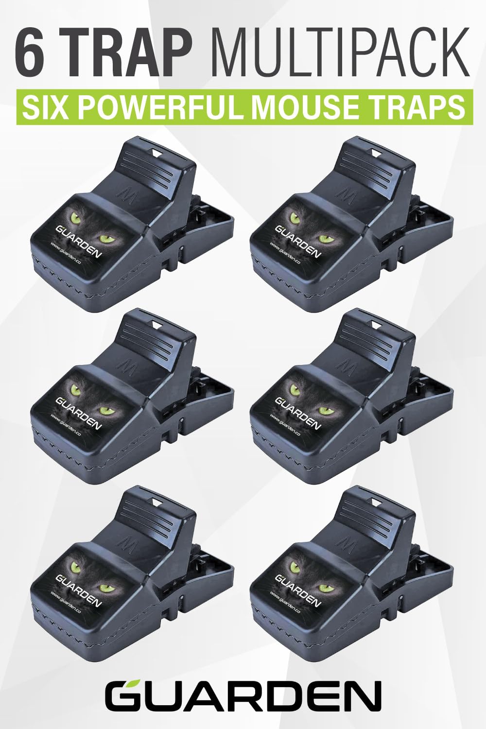 Guarden trap set on flat surface for reliable triggering