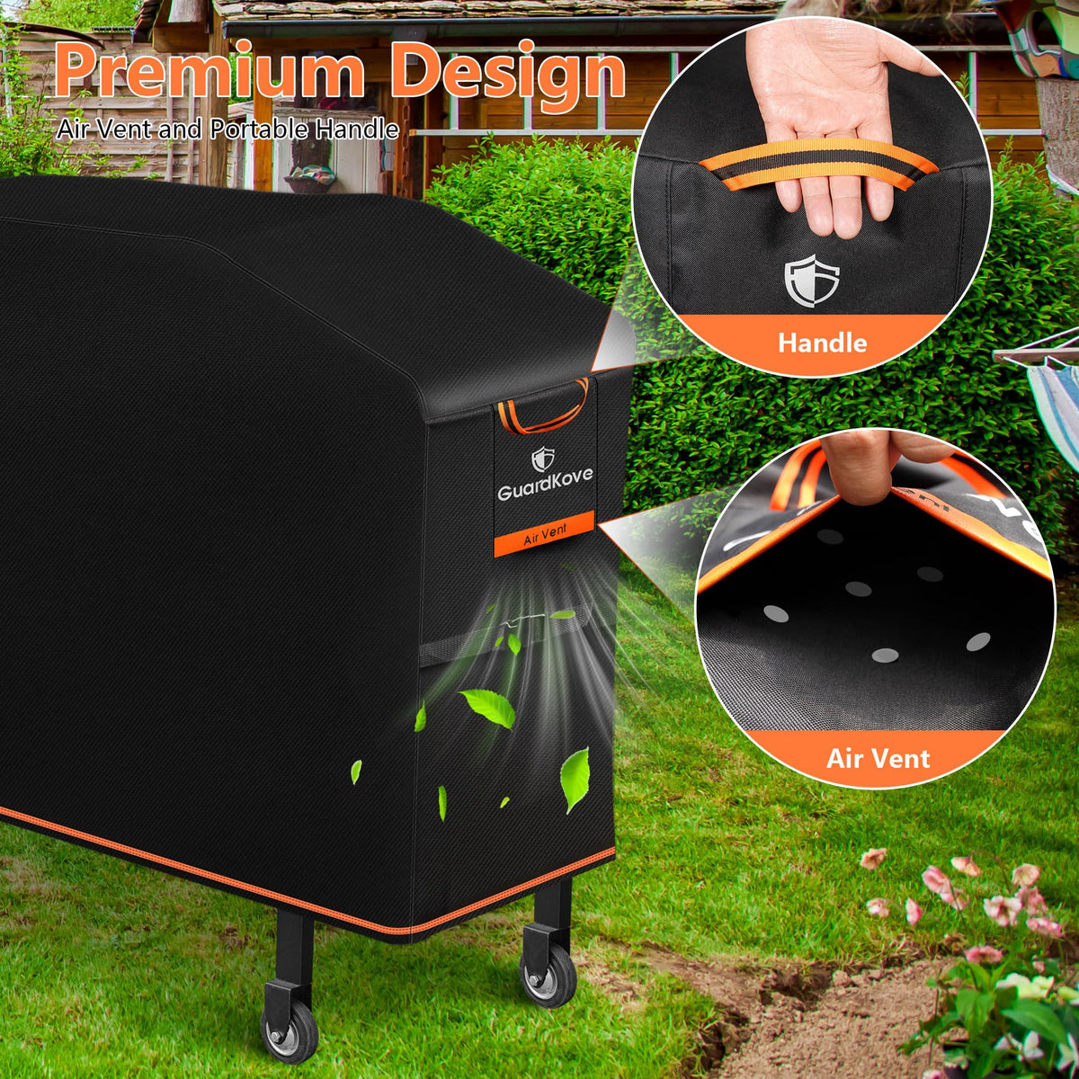 Dimensions 61 L x 27.5 W x 33 H inches fit Blackstone 28-inch griddles
