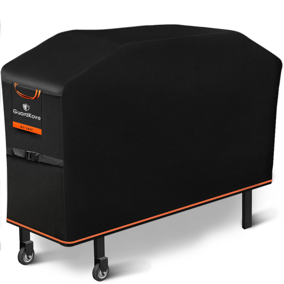 GuardKove griddle cover on Blackstone 28-inch 2-burner shows weatherproof protection