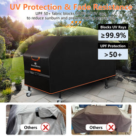GuardKove griddle cover windproof dual-buckle design stays secure