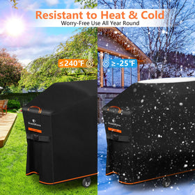 Stylish GuardKove cover enhances the patio with durable protection.