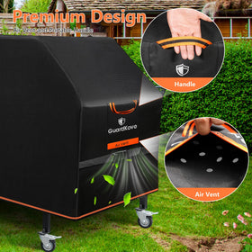 GuardKove griddle cover orange accent design adds modern outdoor style