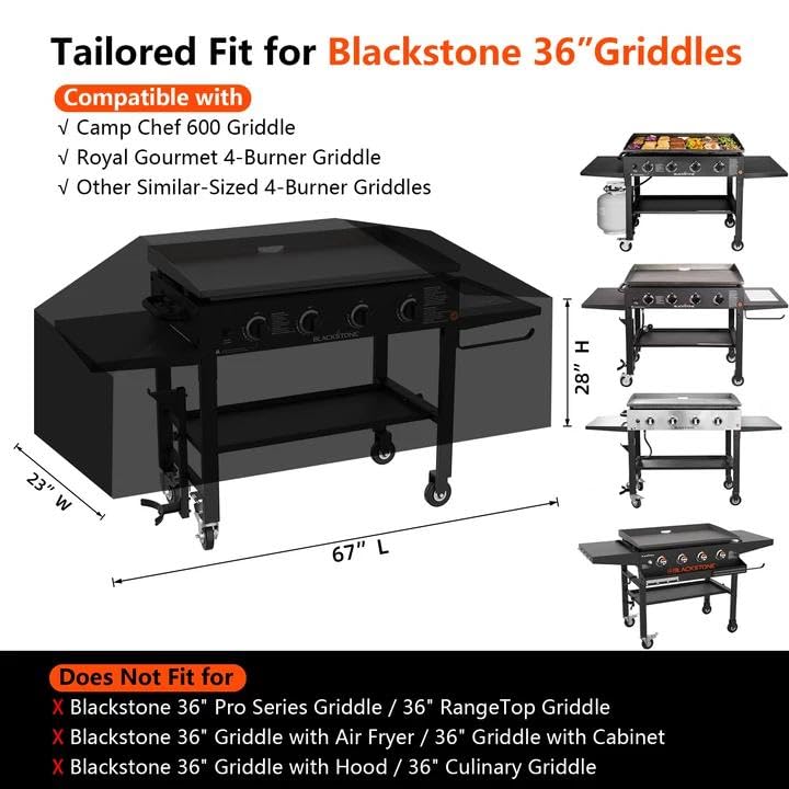 GuardKove griddle cover tear-resistant 1000D fabric for durability