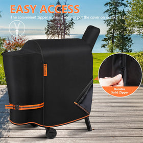 GuardKove side zipper design makes one-person fitting easy.
