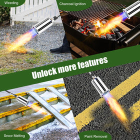 GudeKeen propane-torch-30-inch-handle extends reach for safe operation.