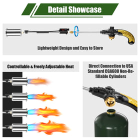 GudeKeen propane-torch outdoor-ignition ready for grills and more.