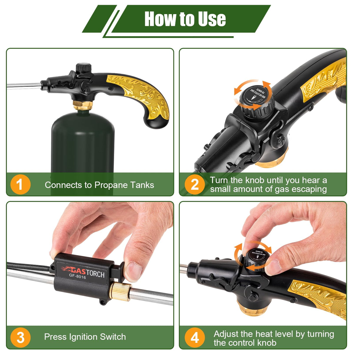 GudeKeen propane-torch-reinforced-connection ensures secure installation.