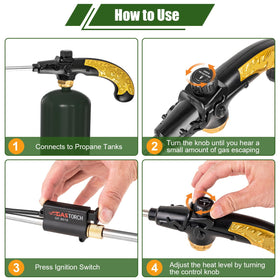 GudeKeen propane-torch-reinforced-connection ensures secure installation.