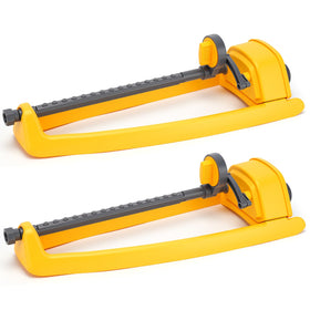 GUDWING lawn sprinkler with adjustable coverage for even yard irrigation.