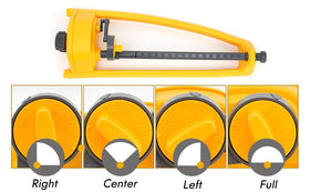 GUDWING range-adjuster knob enables precise water placement.