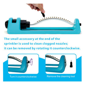 GUDWING sprinkler end features built-in nozzle cleaner for unclogging